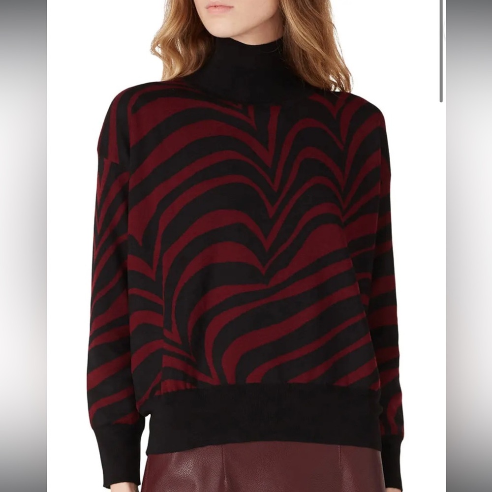 Marni Printed Wool Turtleneck Sweater